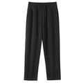 China Bangladesh Factory Price OEM Customize Logo Embroidery Solid Color Heavyweight Loose Fit Elastic Waist Unisex Casual Pants