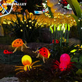 Red & Yellow LED Glowing Ladybug Garden Decoration Outdoor Christmas Light Decorative Lamp with IP65 Rating for Garden
