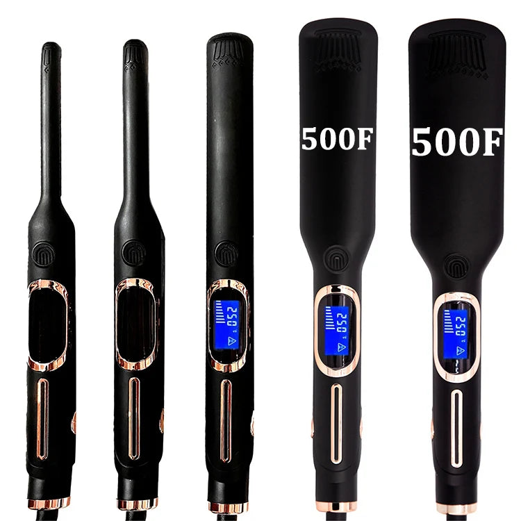 Planchas Para Cabello Plancha De Pelo 2023 500 Degree Hair Straightener Salon Professional Ceramic Custom Flat Irons Hot Tool