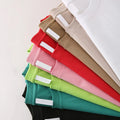Bangladesh China Factory Price 210g Ice Silk Cooling Cotton Women Crew Neck Short Sleeve Solid Color Casual Summer T Shirt Top