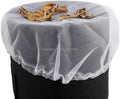 Rainwater Bucket Netting Cover for Garden with Drawstring