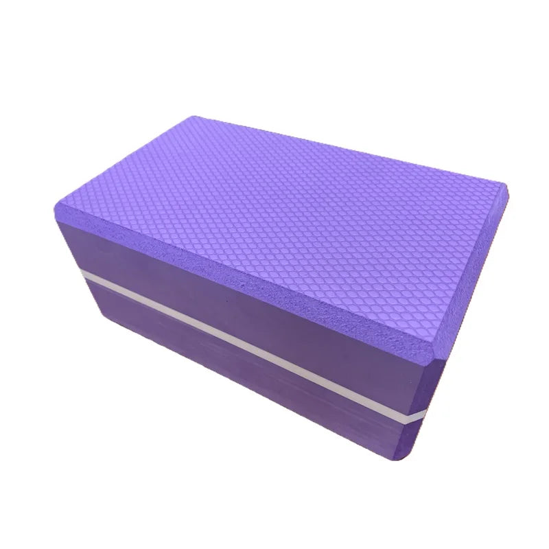 High-Density Recycled EVA Yoga Brick with Chamfered Edge for Exercise Training Home Gym Accessories Universal Use