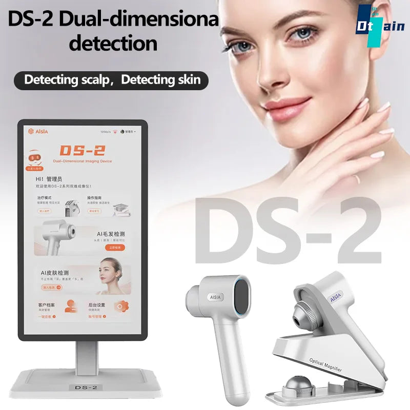 High Precision Dual-Dimensional Detector 2 in 1 Scalp Analysis & Skin Analysis Machine for Skin Testing & Scalp Testing MegaBDM