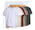 Oem Customized logo Design 200g cotton T-shirt cross-border wholesale men clothing short-sleeved T-shirt