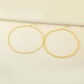 QIKU Wholesale Gold Plated Copper 4mm 5mm Beaded Round Premium Fashion Choker Necklace Ready Stock for Women Men