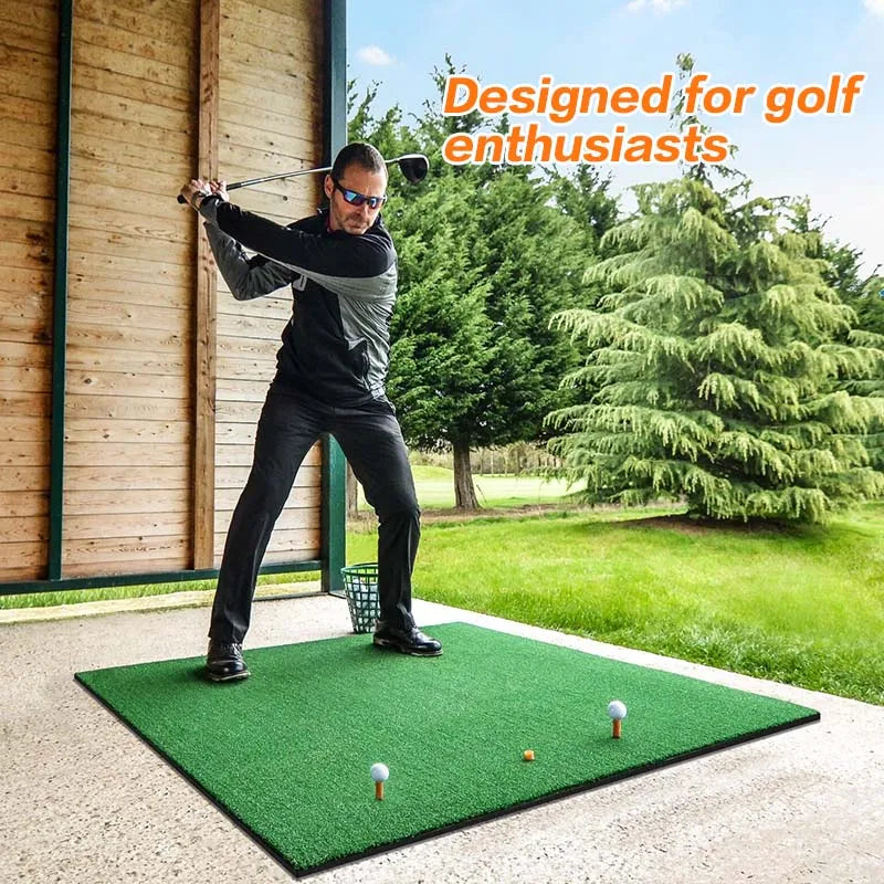 Diy Golf Indoor Outdoor Simulator Mat Turf Premium Commercial Rough Realistic Practice Hitting Mat