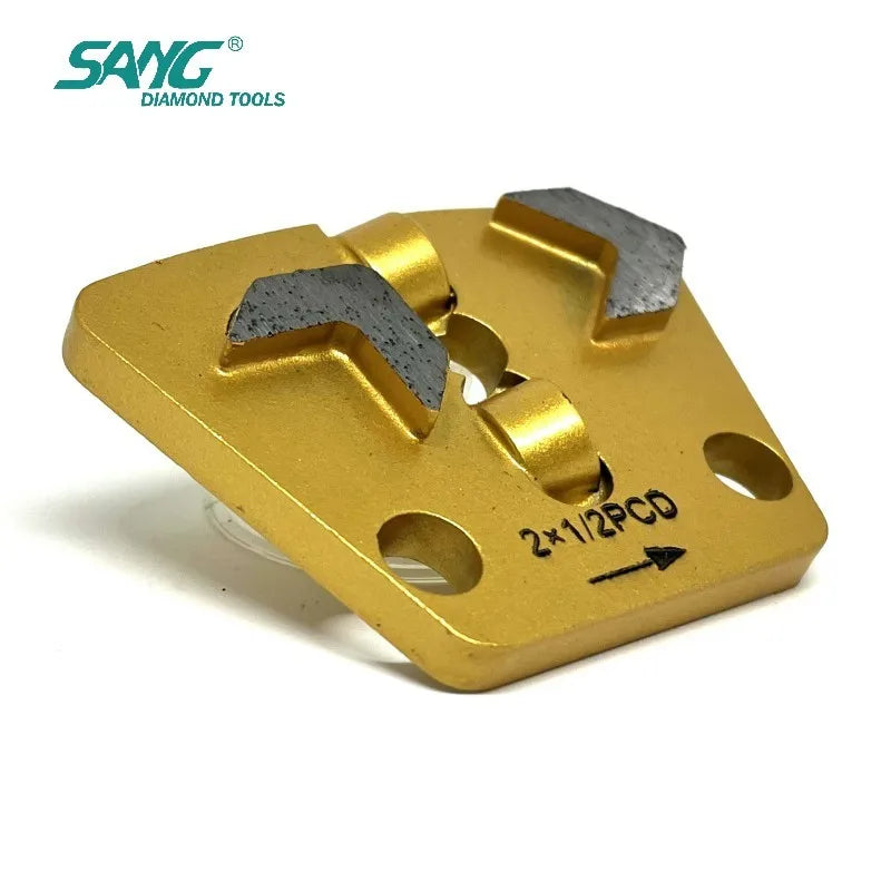 SANG OEM Custom Concrete Floor Polishing PCD Diamond Grinding Blocks for Epoxy Paint Glue & Asphalt Removal