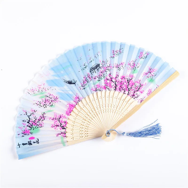 Personalized Bamboo Rectangle Large Handmade Portable Reusable Indoor Good Quality Fast Delivery Hand Fan