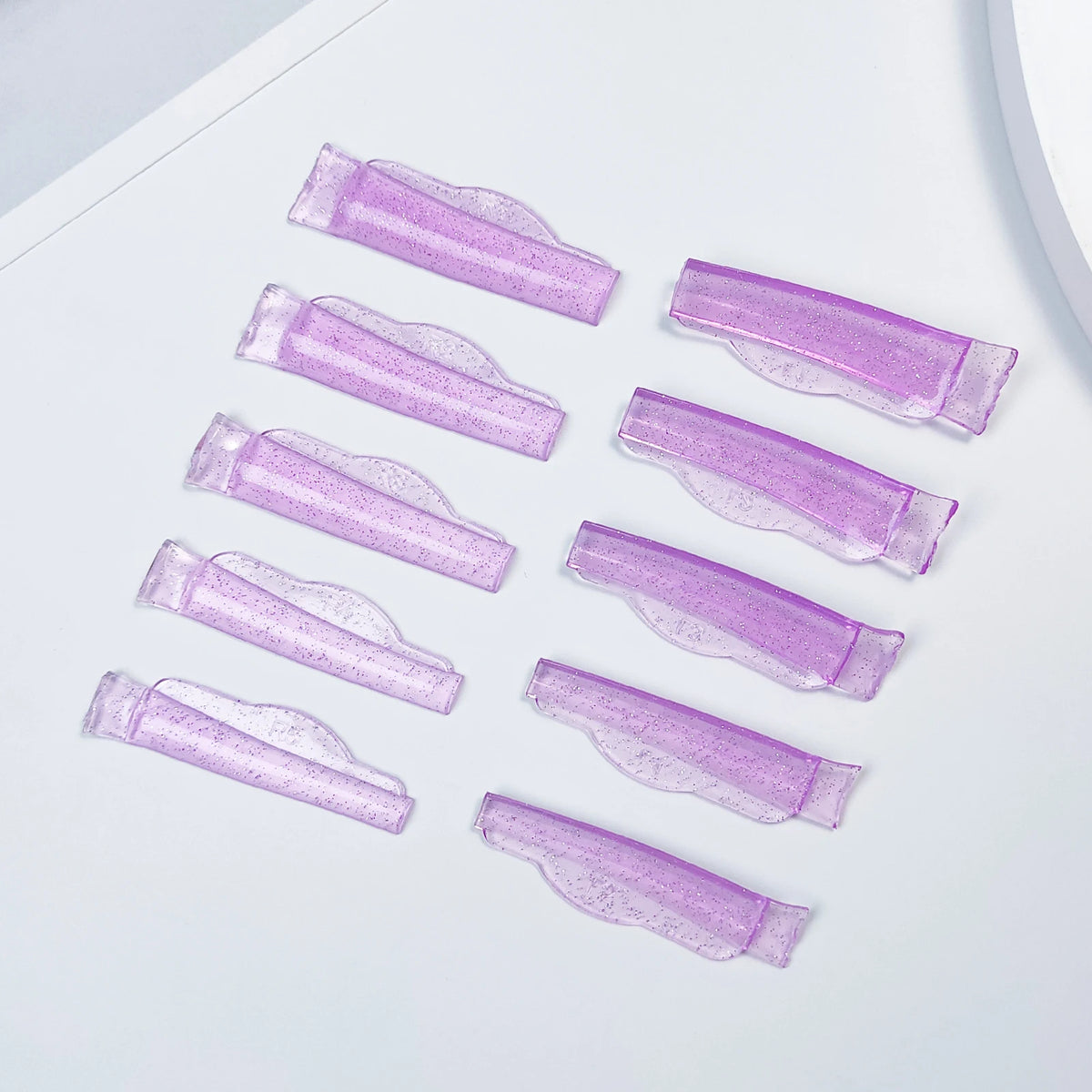 5 Pairs Glueless Lash Lift Silicone Pads Wholesale Korean Self Sticky Lash Lift Rods Reusable Lash Lift shields for Salon MegaBDM