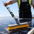 Cleaning Solar Panel Machine WSE-G01 - Water-Fed Brush Manual High-Efficiency Tool for Solar Panel Cleaning MegaBDM
