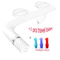 Wholesale ABS Plastic Manual WC Cold Water Bidet Seat Attachment Dual Wash Nozzles Eco-Friendly Easy Cleaning Feature Bathroom