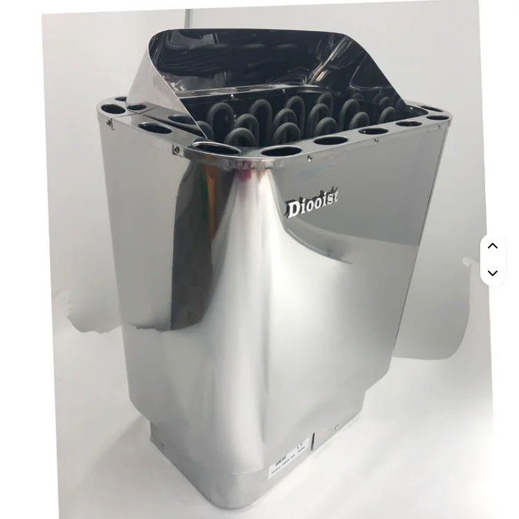 Havia Famous Brand Modern Design Stainless Steel Sauna Heater Remote Control WiFi CNC Stove Space Capsule Silver Indoor BC35E