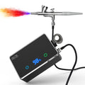 Portable Nail Art Makeup Airbrush Machine Set Cake Air Brush Kit Gravity Feed Type with Piston for Cake Decoration MegaBDM