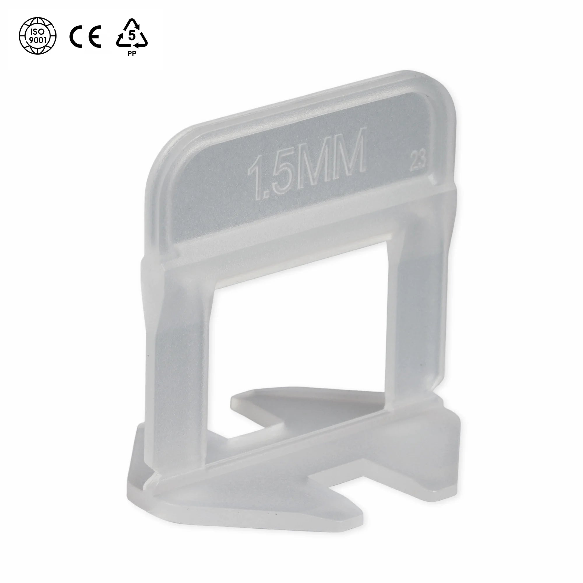 1.5 mm  Tile Spacers Plastic Tile Leveling Clip Maximum Durability for Any Floor Tiling Project
