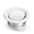 HVAC System Ventilation Aluminum Metal Exhaust Air Valve Disc Valve Circular Hood Round Diffuser