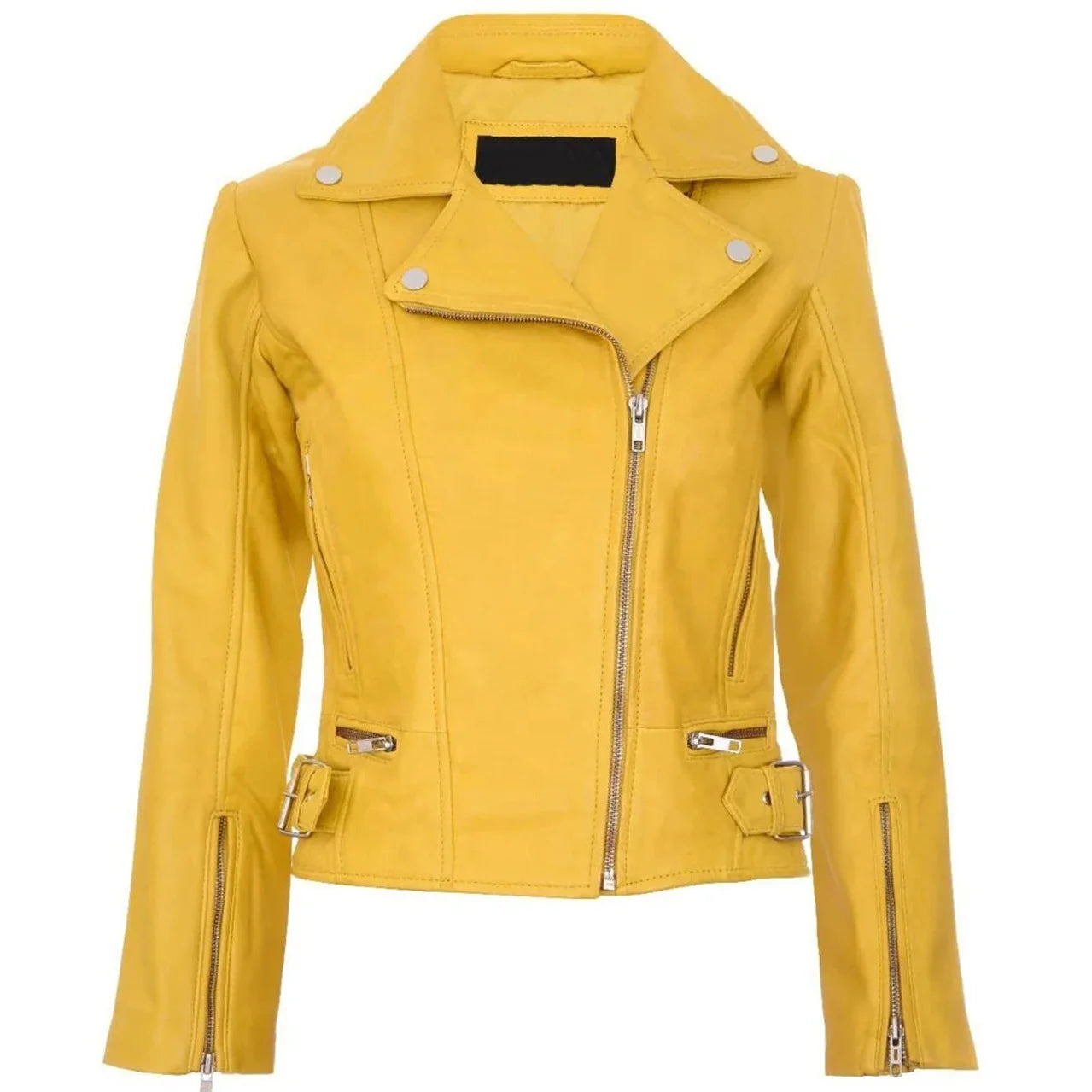 Wholesale Custom Leather Jacket Manufacturer Zipper up Pu Crop Leather Bomber Jacket for Women Ladies