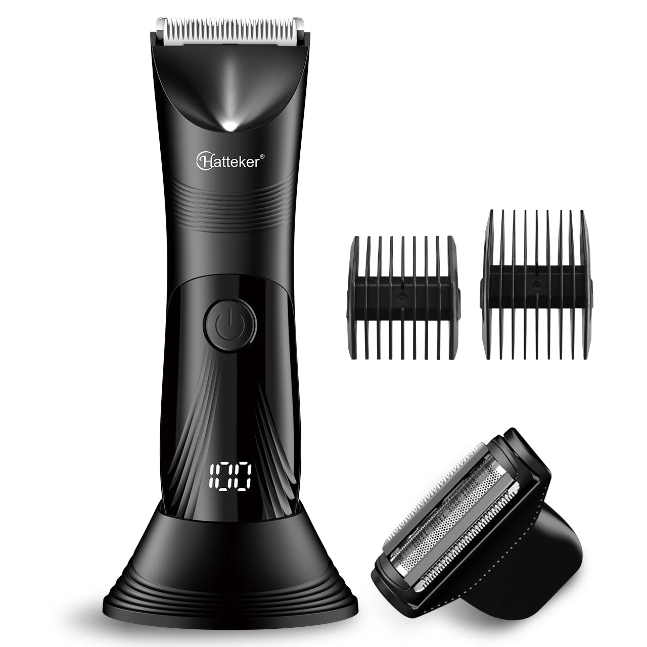 Hatteker Multi-Functional Hair Trimmer for Man Shaver Private Clip Set New Model Body Hair Removal Tool Kit