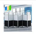 EBUNGE Plastic Sliding Folding Partition Screen Room Divider Walls for Auditorium Warehouse Kitchen Outdoor Bathroom School Use