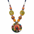 Natural Agate Stone Strand Statement Necklace Women Healing Crystal Geode Pendant Wholesale Boho Gemstone Jewelry Gifts Vintage