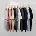Solid Color Heavyweight 400g Cotton Polyester Short-Sleeve T-Shirt for Men and Women Opaque Versatile Relaxed Fit T-Shirt MegaBDM