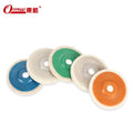 Safe Material 100% Wool Felt Abrasive Disc Mirror Finish Natural Durability OEM for Angle Grinder Polishing