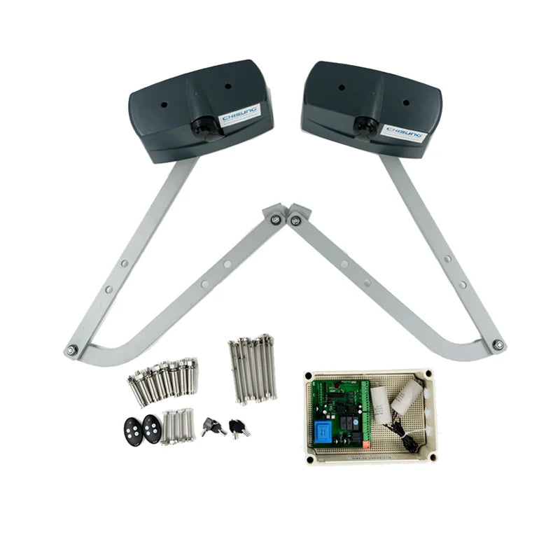 Modern 500kgs Swing Curve Arm Gate Opener Villa Gate Opener Electric Motors Swing Gate Opener Articulated Arm Kit