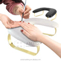 Nail Art Hand Stand Holder Nail Hand Rest Pillow Cushion U-shaped Manicure Soft PU Leather Modern