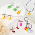 Wholesale Bulk Custom Kawaii Flat Back Resin Charm Cartoon Animal Mixed Resin Charms for DIY Resin Crafts Jewelry Making MegaBDM