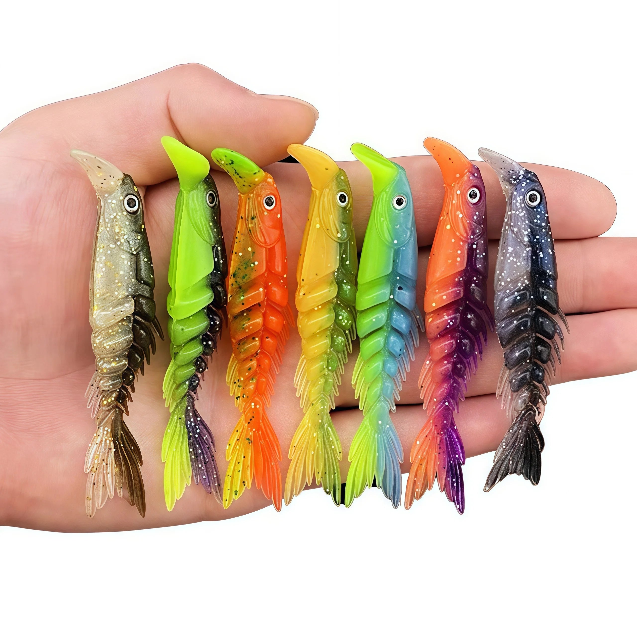 8-15cm Double Color Soft PVC Plastic Swim Bait Rubber Pesca Shad Minnow Fishing Lures OEM Fishing Tackle