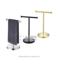 T Polished Black Stainless Steel for Modern Countertop Storage Stand Toilet Paper Holder Garment Rack Bathroom Metal Carton