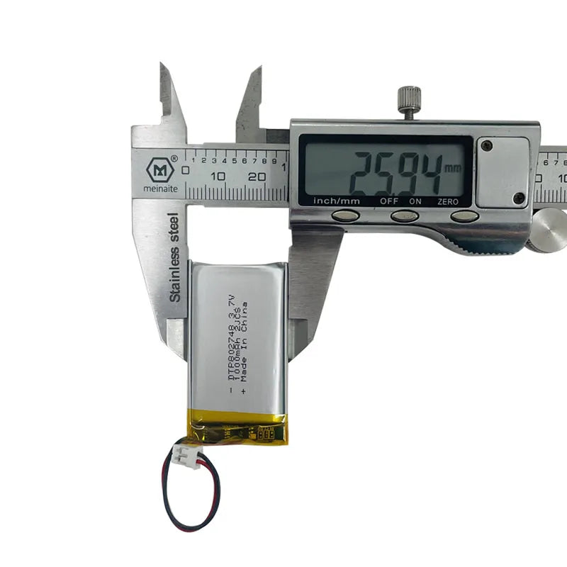 Stable Performance Reliable 802748 3.7V Pouch Lithium Ion Batteries Lipo Battery Cell for RC Car