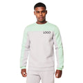 Midweight Cotton Fleece Crewneck Sweatshirt Drop Shoulder Regular Fit Breathable Smooth Finish Custom Logo