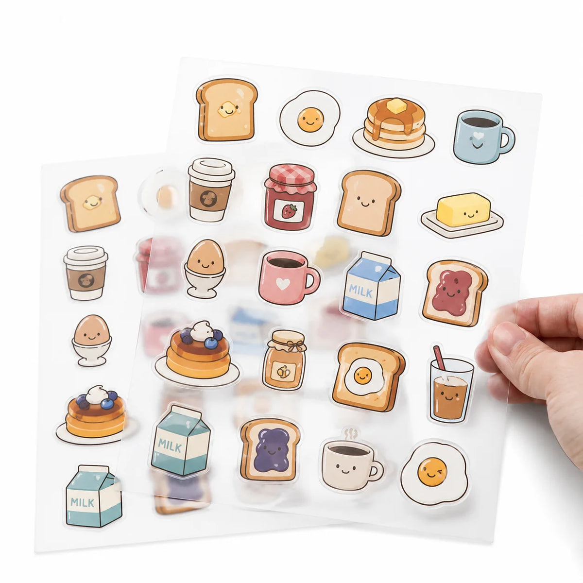 Custom Transparent Double-sided Waterproof Stickers Suitable for Mobile Phones Computers Water Bottles and Glassware. MegaBDM