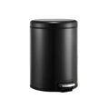 Stainless Steel Trash Can Household Fashion Garbage Bin with Cover Pedal Foot Step Waste Bin  Kitchen Bathroom Hotel Bucket