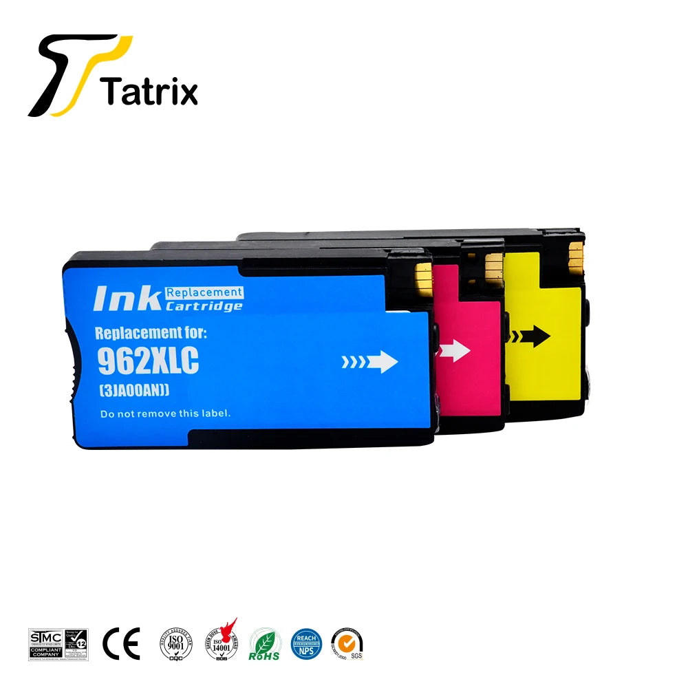 Tatrix hp 962xl 3JA00AN Compatible Ink Cartridge for OfficeJet Pro 9010 9020 9012 9022 MegaBDM