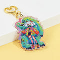 Customized-Cartoon-Acrylic-Amulet-Keychain-Rainbow-Holographic