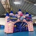 Kingdom Palace Inflatable Castle Balloonbackground Inflatable Castle Town for Children Stage Event Display