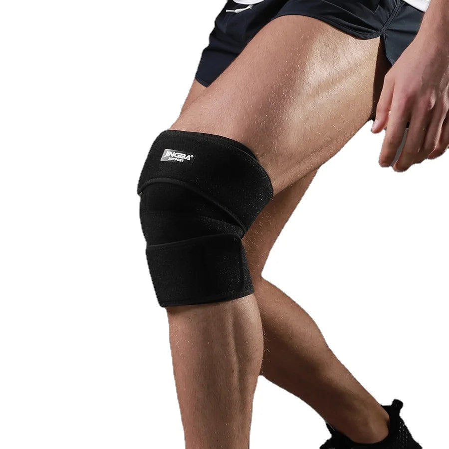 JINGBA Adjustable Compression Knee Patellar Pad Custom Logo Tendon Support Sleeve Brace for Men Women Gym Flexible Protection