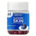 Private Label Skin Hydration Gummies Plus Plant Support Healthy Skin with Biotin & Vitamin C