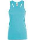 Women's Sleeveless 100% Cotton Tank Tops O-Neck Jersey Top Sequined Printed Design Loose Fit Short Length for Hot Summer