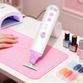 PELCAS Professional Electric Nail Drill Machine Cordless Portable USB Rechargeable Nail Polisher Electric Nail Drill Machine
