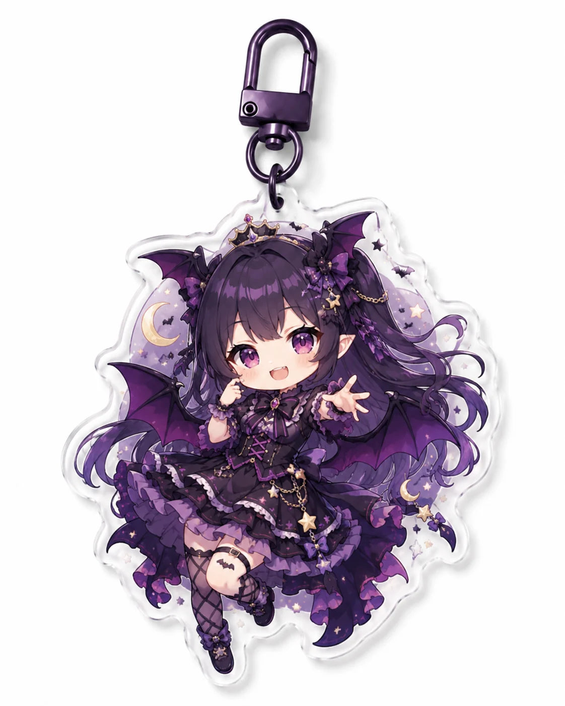 Create Custom Acrylic Keychains with Your Own Designsprinted Holographic or Anime-style Epoxy Charms. MegaBDM