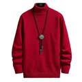 OEM custom logo embroidery printed design cross-border winter men's sweaters  inner wear knitted sweatshirts