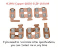 WELLGO Pure Copper Conductive Busbars Strips Nickel-Plated Electric Power Tool Busbars Copper Insulated Nickel Plated Busbars MegaBDM
