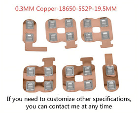 WELLGO Pure Copper Conductive Busbars Strips Nickel-Plated Electric Power Tool Busbars Copper Insulated Nickel Plated Busbars