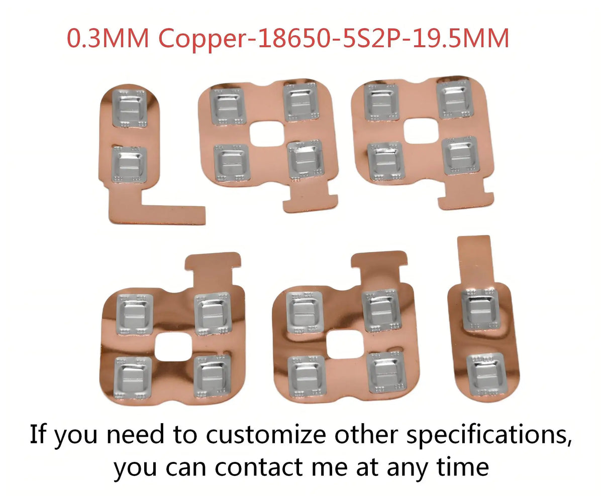 WELLGO Pure Copper Conductive Busbars Strips Nickel-Plated Electric Power Tool Busbars Copper Insulated Nickel Plated Busbars MegaBDM