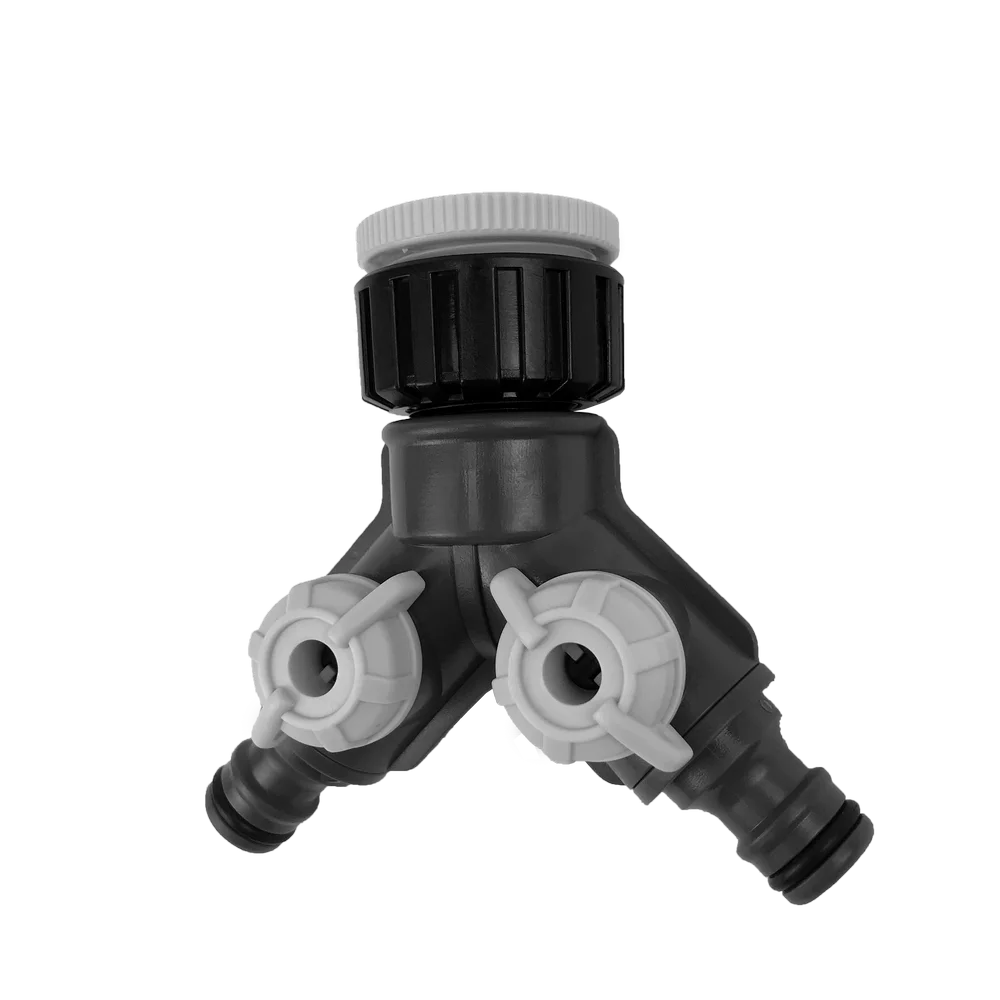 Y-Shaped 2-Way Plastic Hose Connector Eco-Friendly Heavy Duty Quick Connection Individual Control Valves Garden Tools Watering