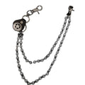Men Trousers Metal Retro Five-pointed Star Chain Hip-hop Punk Style Pants Waist Belt Key Money Clip Chain Trendy Accessories
