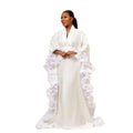 Elegant Luxury Women's Ethnic African Clothing Elegant Light Kitenge Dress Designs