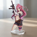 Custom Anime Acrylic Display Standee Glitter Epoxy  Acrylic Keychain Phone Charm Double-Sided Shaker Standee